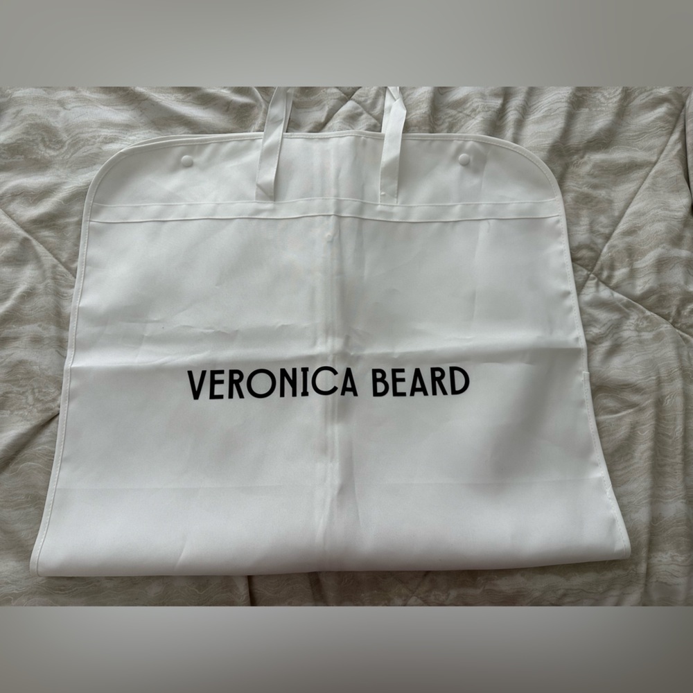 Veronica Beard zip up Garment Bag in White